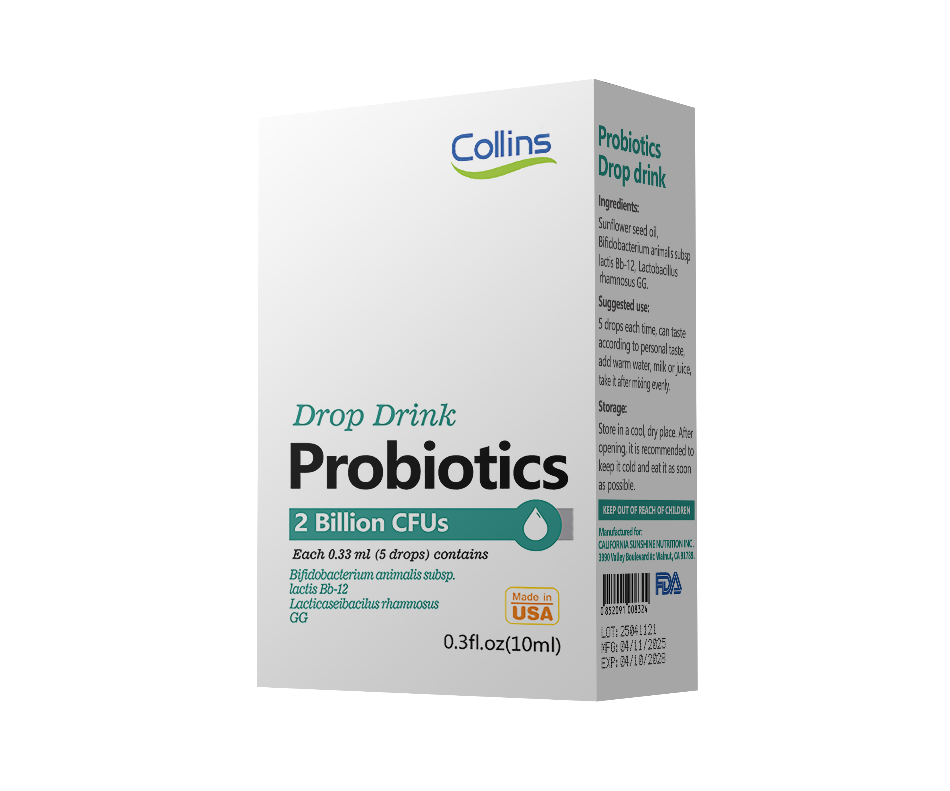 科琳思益生菌滴液饮品